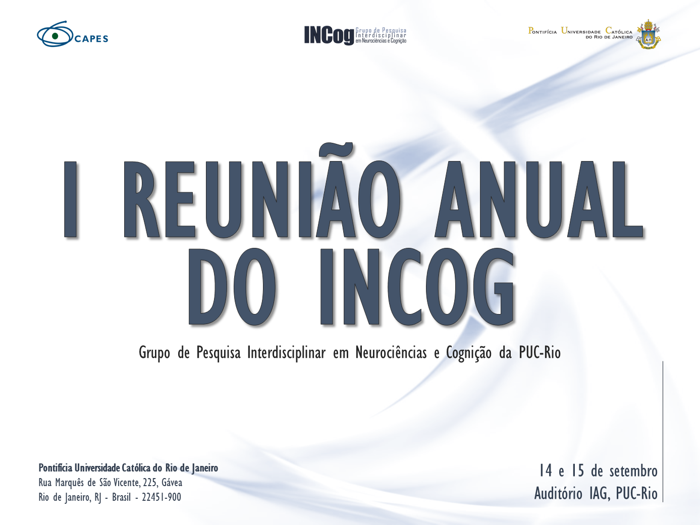 I Reunião Anual do INCog
